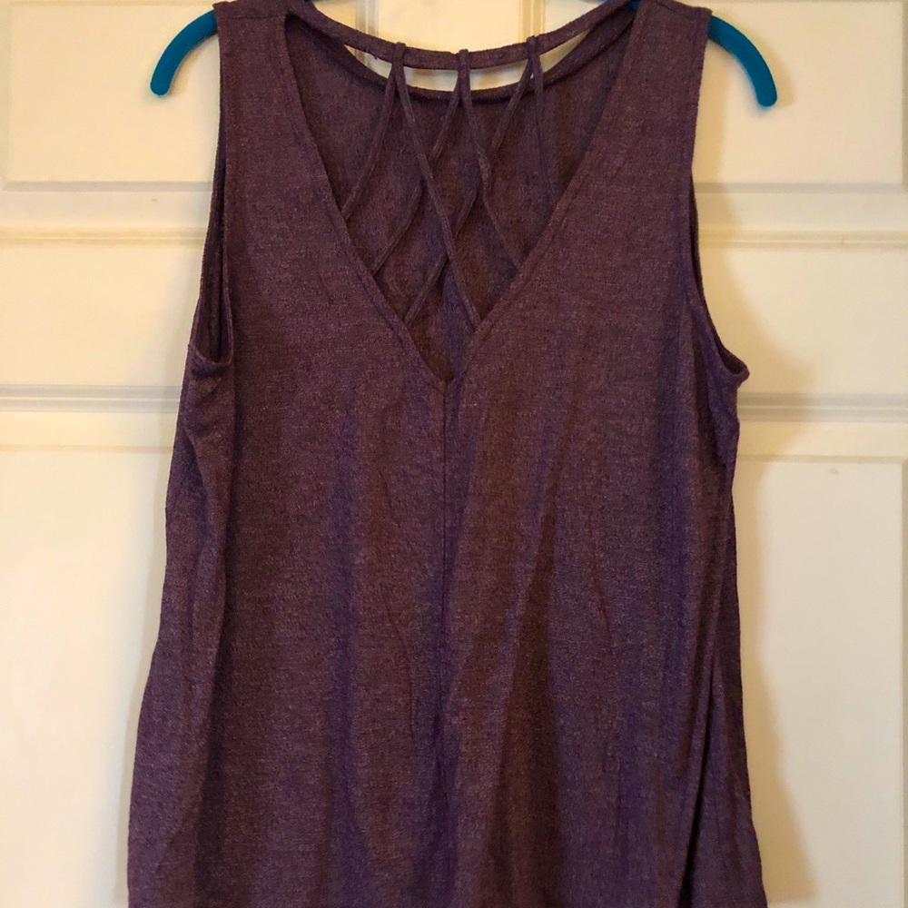 Maurice’s Crisscross back Tank tops